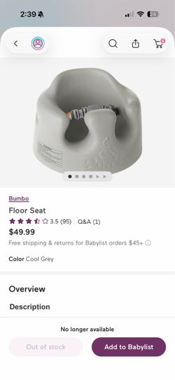 Bumbo Floor Seat