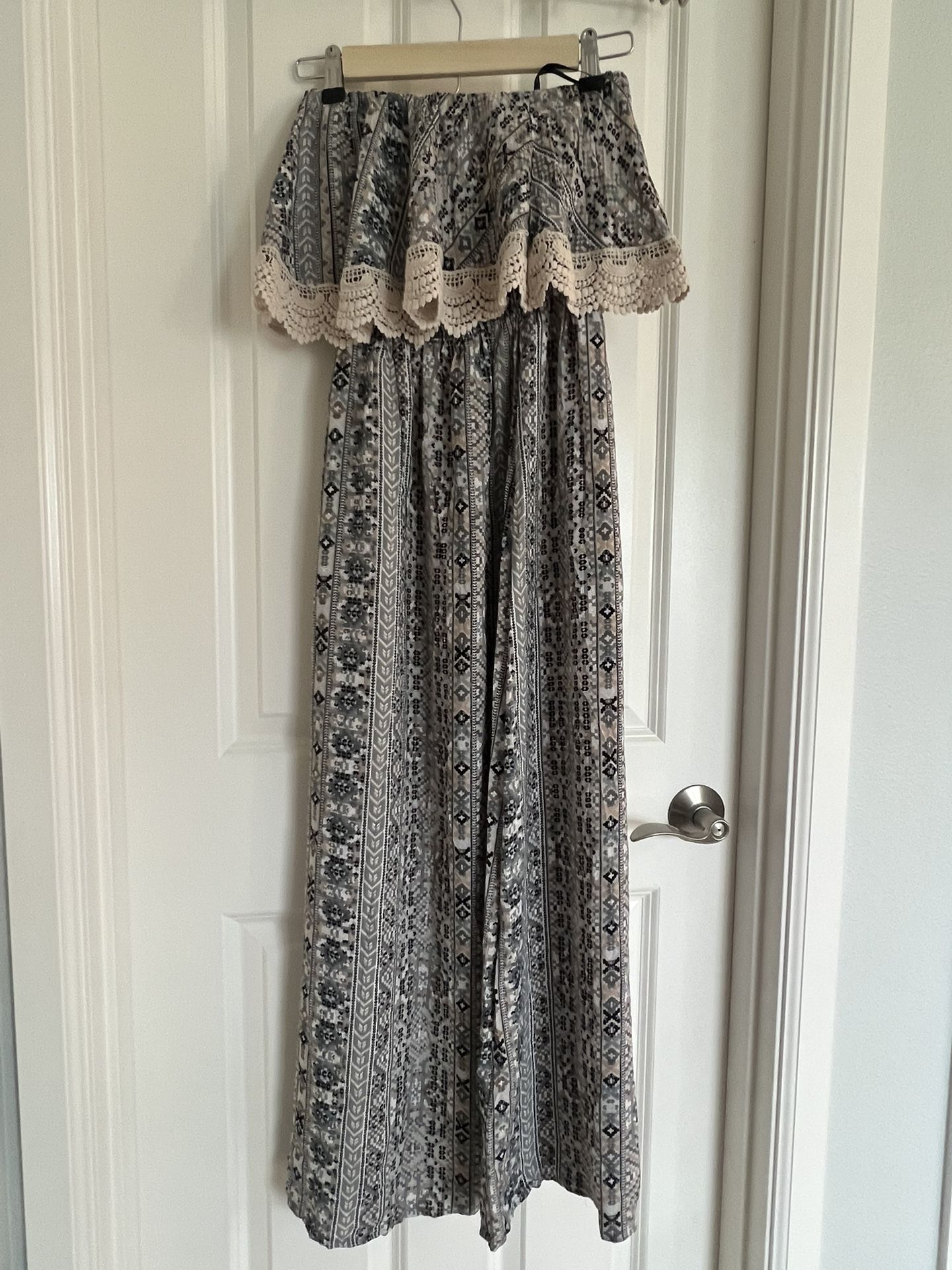 Womens Clothes Boho Bohemian Longaxo Dress Size M sundress