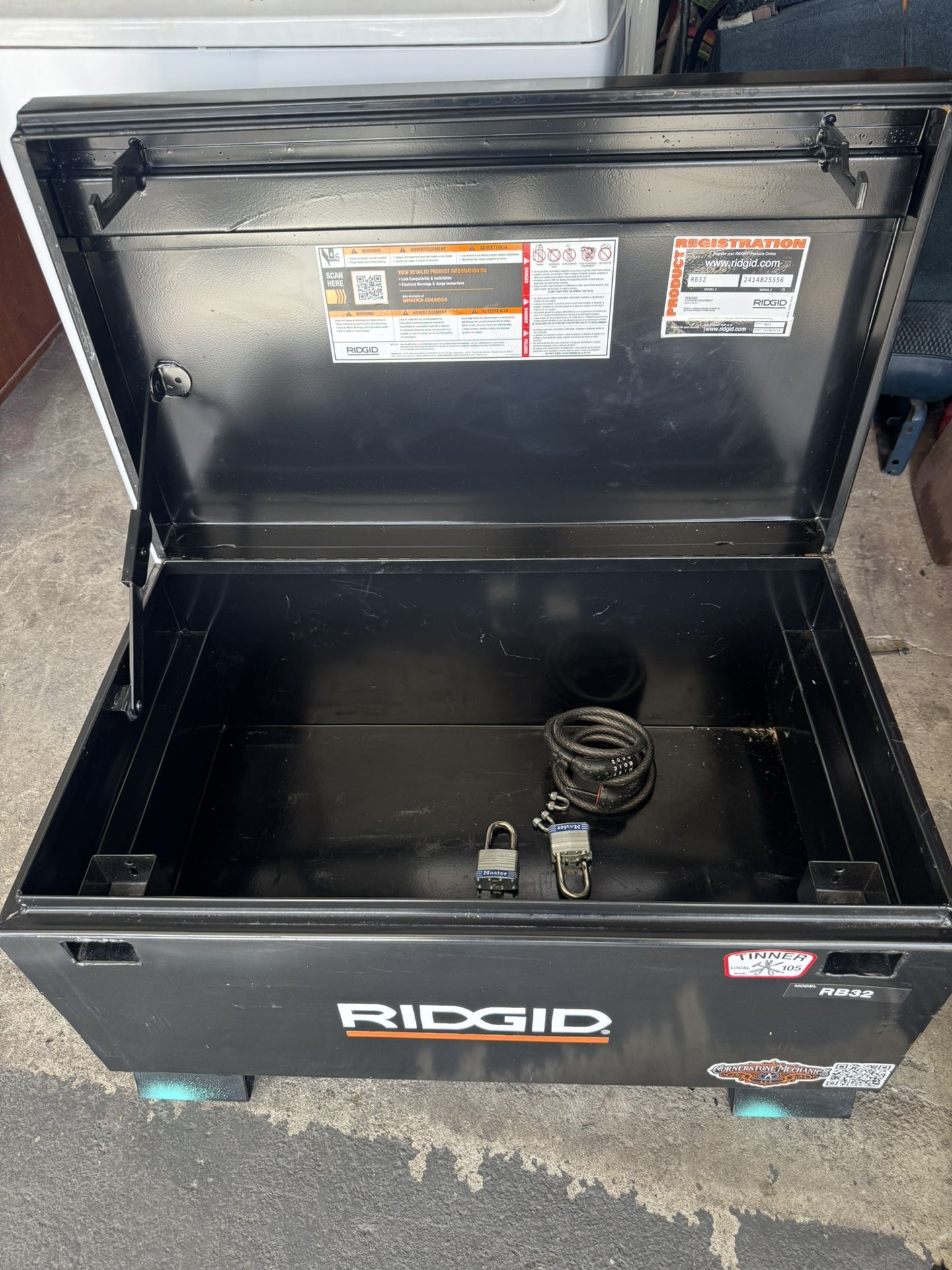 RIGID Black Tool Box