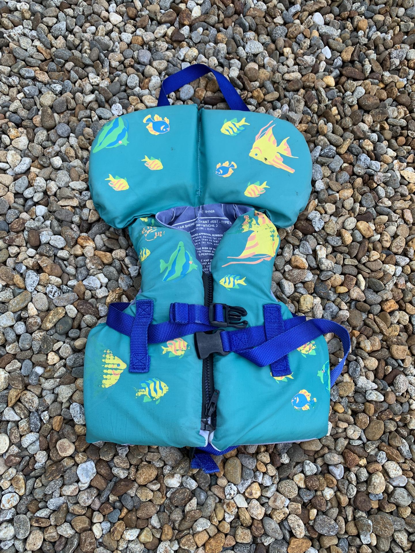 Near Shore Bioyant Life Vest Life Jacket Flotation Device Size Infant/Child