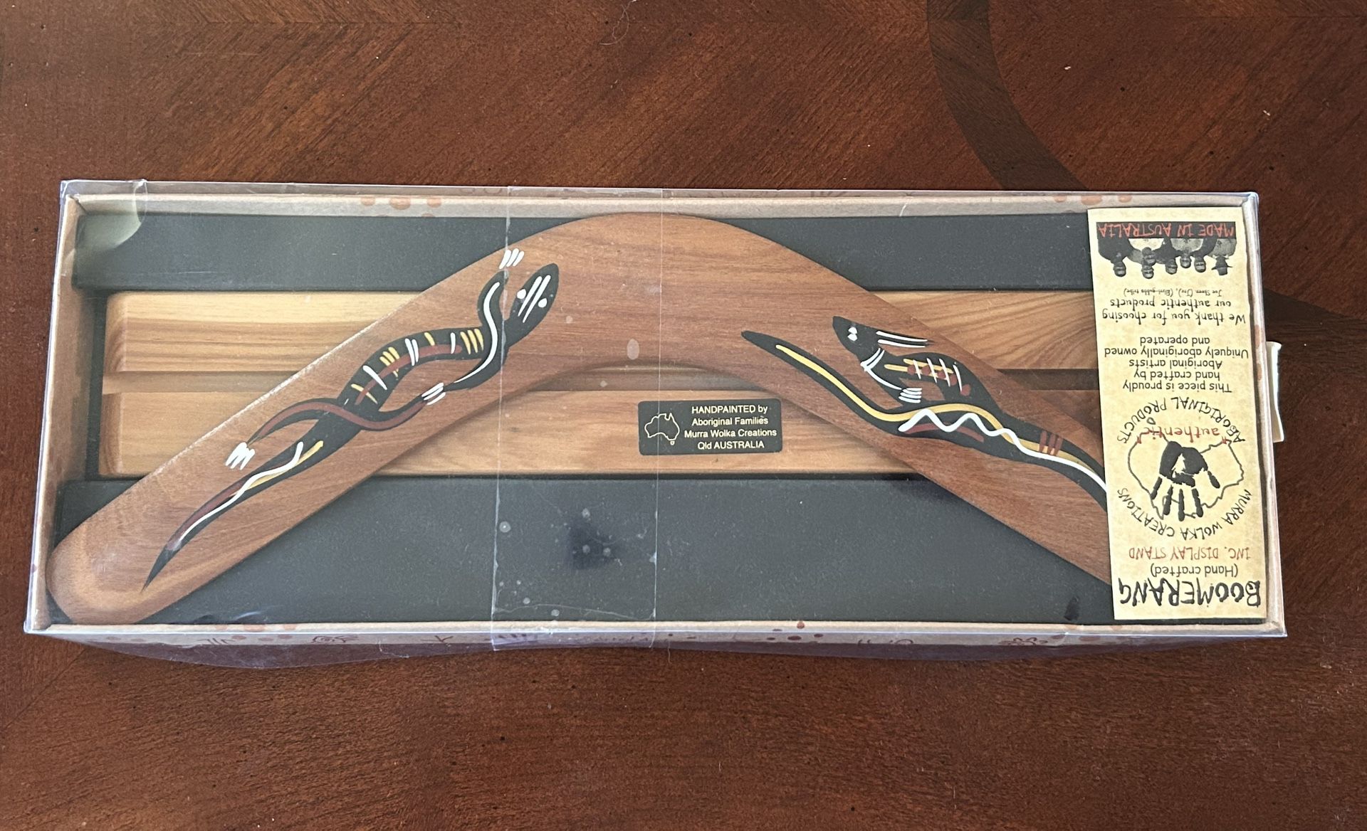 Authentic Hand Painted By Aboriginal Families Murra Wolka Creations Old Australia. 