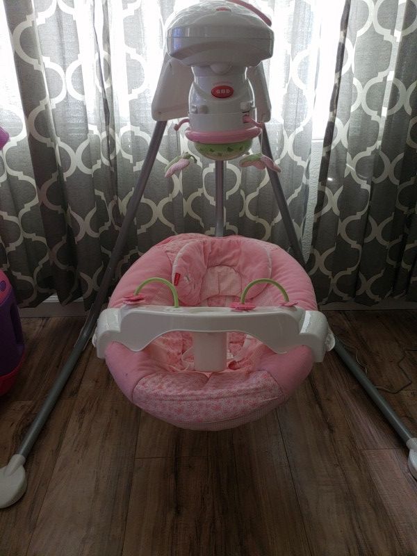 Fisher price butterfly garden swing