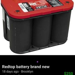 Redtop battery brand new
