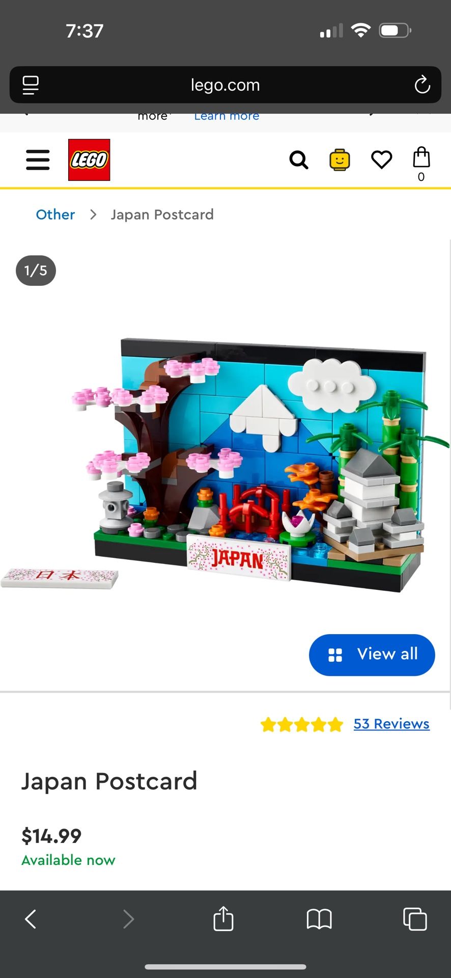 LEGO Postcards