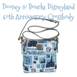 Dooney & Bourke Disneyland 60th Anniversary Crossbody Letter Carrier NWT