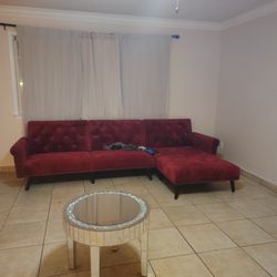 Nice Sofa Converts In Bed