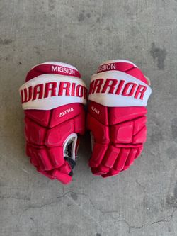 Warrior hockey gloves