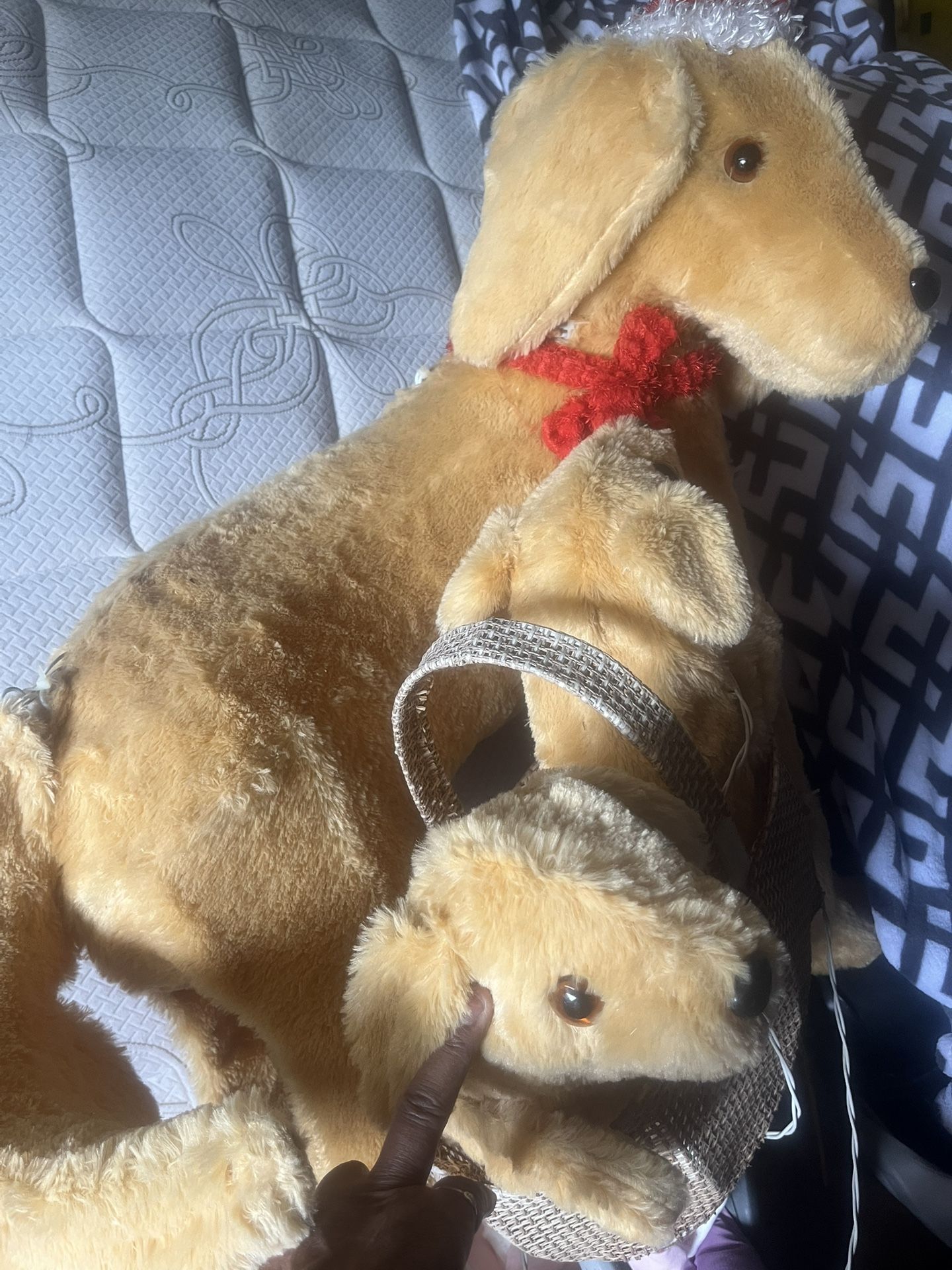 Perrito Navideños Con Luces