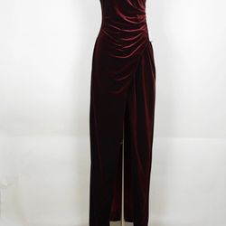Vestido De Fiesta Color Burgandi