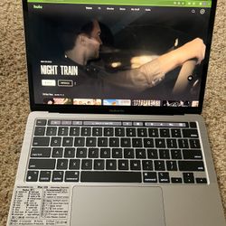 MacBook Pro 2020 (8GB RAM, 500 GB storage, Touchbar)