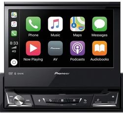 Pioneer AVH-3500NEX 1-Din 7-Inch Flip Out AV Receiver with Carplay and Android Auto