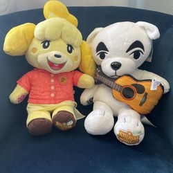 Build a Bear Animal Crossing Isabelle KK Slider Plush