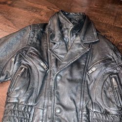 Little Boys Heavy Leather Jacket
