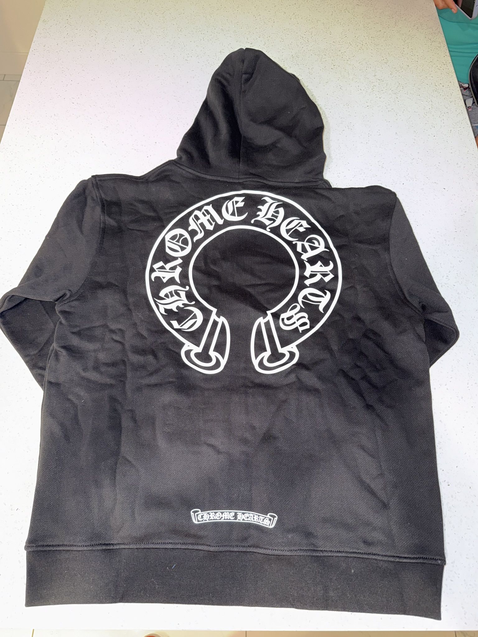 Large Chrome Hearts Horseshoe Floral Cross Sleeve