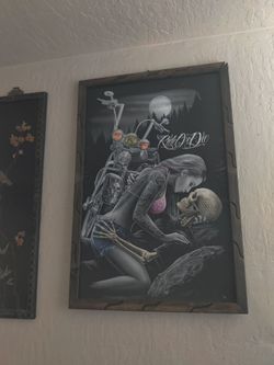 Ride or Die Lovers" framed wall art print