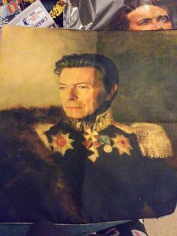 DAVID BOWIE NEO CLASSICAL MILITARY GENERAL PILLOW COVER