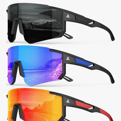 Brand new 3 packs Polarized Sports Sunglasses for Men, UV400 Protection Mens Sunglasses Wrap Around Sun Glasses for Cycling Running