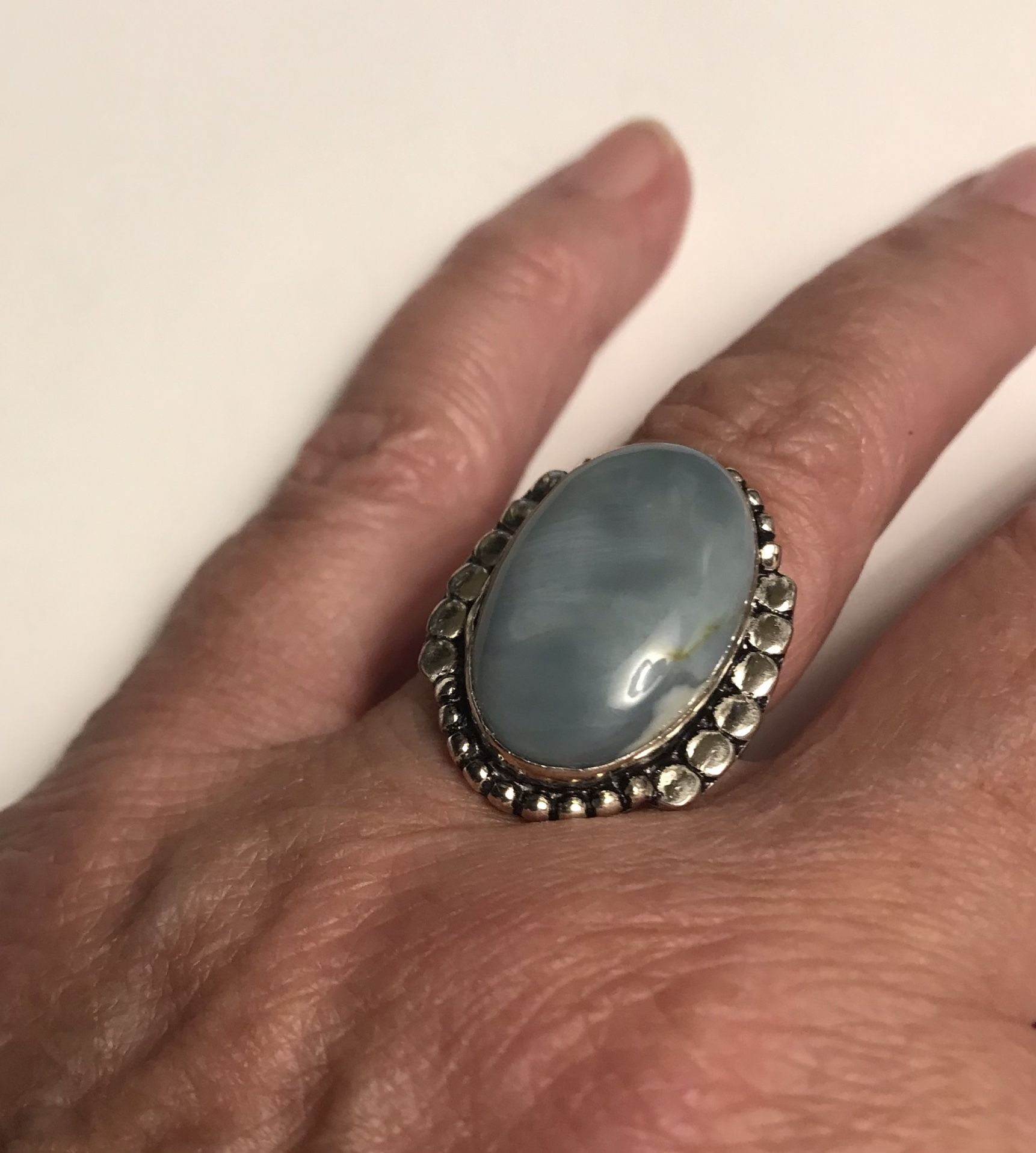 Owhyee Opal 925 Sterling Silver Ring