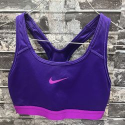 Nike Dri-FIT Sports Bra – Women’s Small – Purple/Pink – Excellent Condition