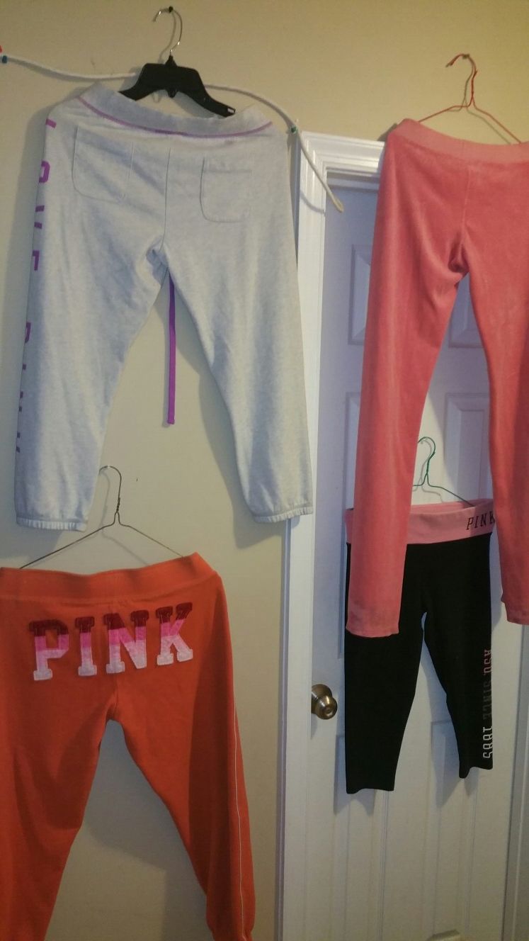 Pink workout gear sz...small