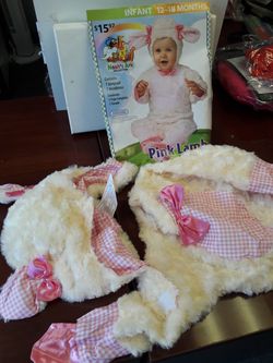 New Pink Lamb Costume 12-18 months