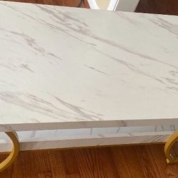 Faux Marble Coffee Table