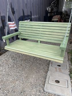 MAPLE PORCH SWING 48” Wide Woodland Green $300