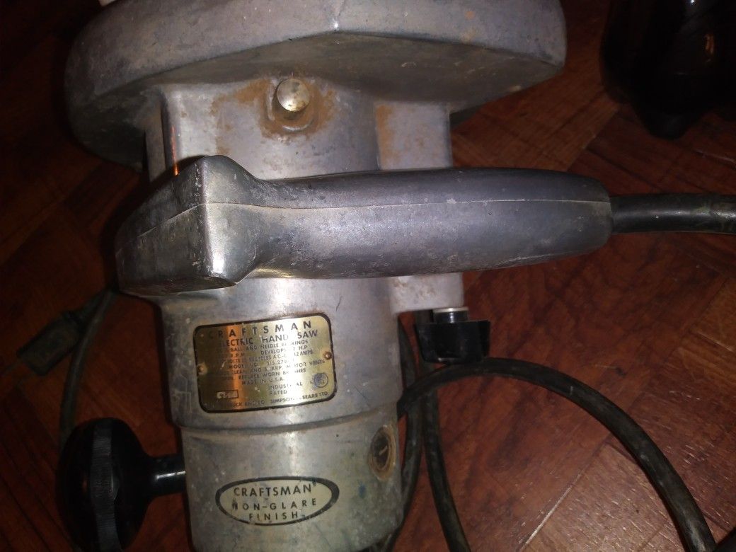 1960s sears craftsnan saw.