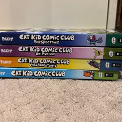 Cat Kid Comic Club Books 1-4