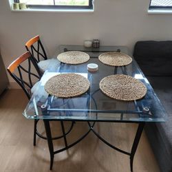 Glass Dining Table 