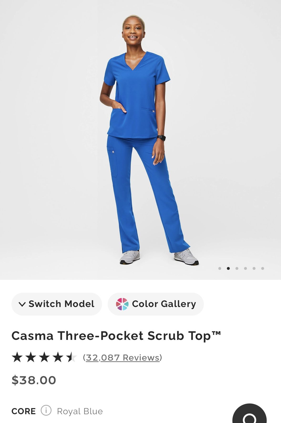 2 Pair Women’s Scrubs- Royal Blue