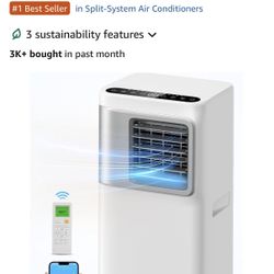 16000 BTU Portable Air Conditioners for Large Room up to 730 sq.ft 5-in-1 Smart AC Unit with WiFi APP/Remote Control, Fast Cooling, Dehumidifier, Quie