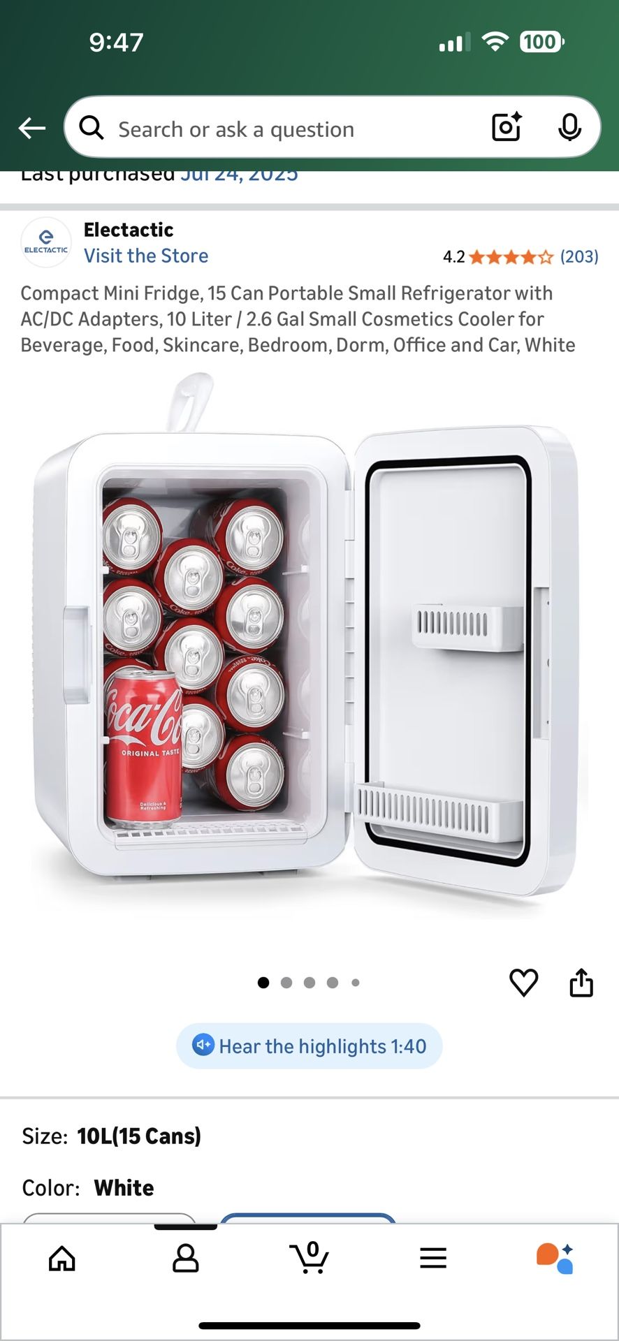 Mini Fridge