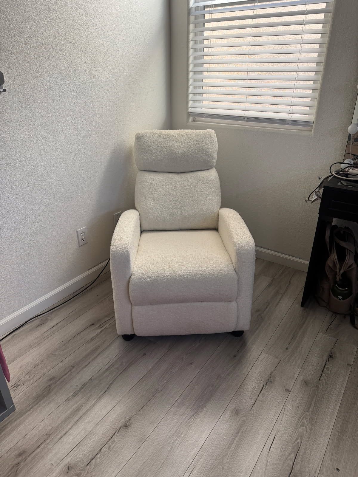 White Reclining Chair