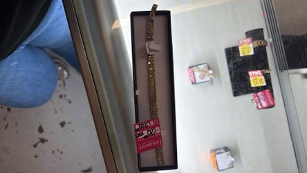 Nugget style id bracelet 10k gold 15 grams