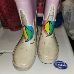 Girls Size 10 Rain Boots
