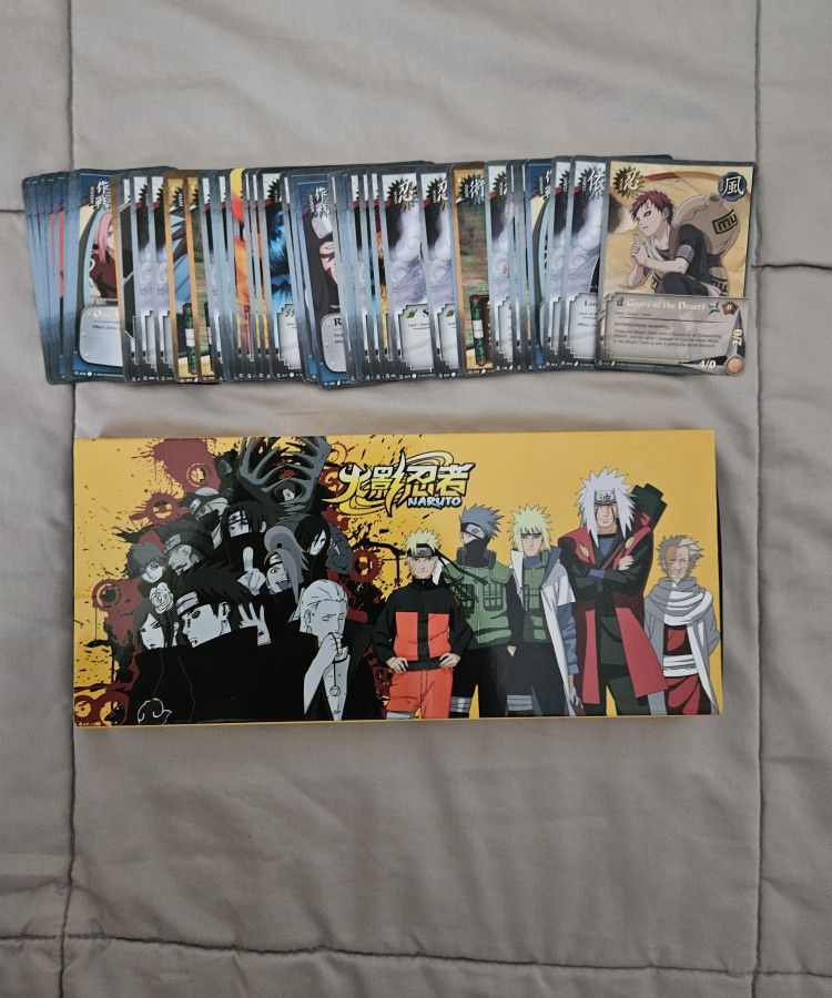Naruto Mini Replica Weapons, and Naruto Playing Cards