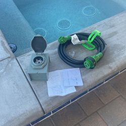 RV Power Outlet Connection