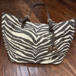 Michael Kors Zebra Print Tote