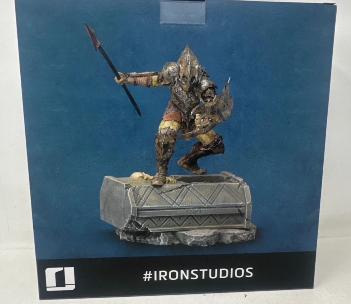 Iron Man Armored Orc Statue
