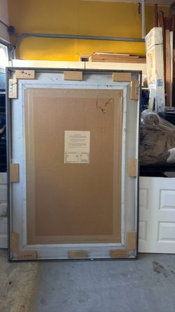 Large Framed Mirror or Artwork