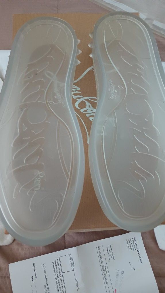 Christian Louboutin Clear Rubber Shoes Covers
