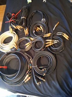 Gold plated rca cables
