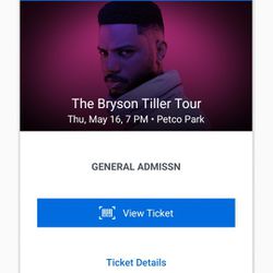 2 Bryson Tiller Tickets