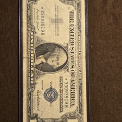 $1 Dollar Silver Certificate 