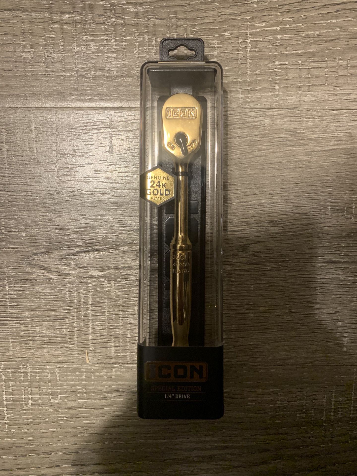 Icon 1/4 Gold Played Ratchet 