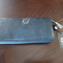 Christian LaCroix Stephanie zip around wallet-New