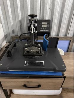 15x15 Heat Press Bundle – Shirt, Mug & Hat Press – Works Great!