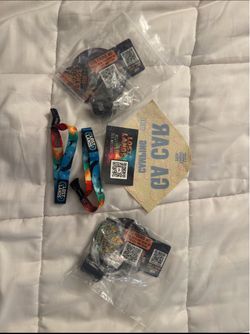 Lost Lands wristbands with GA Car Camp.