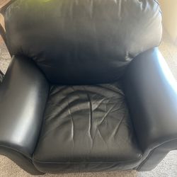 Black Leather Chair 